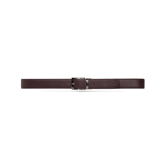 Dark brown leather belt