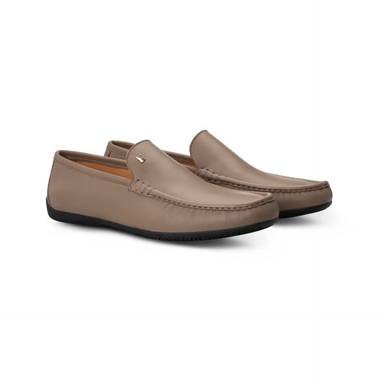Brown leather Loafer