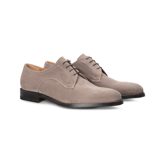 Grey suede Derby Moreschi Italian Shoes - Pairs Image