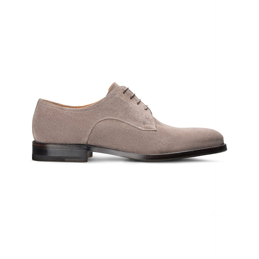 Grey suede Derby Moreschi Italian Shoes - Main Image