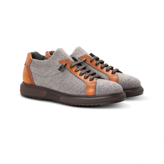 Grey Wool Knit Sneaker
