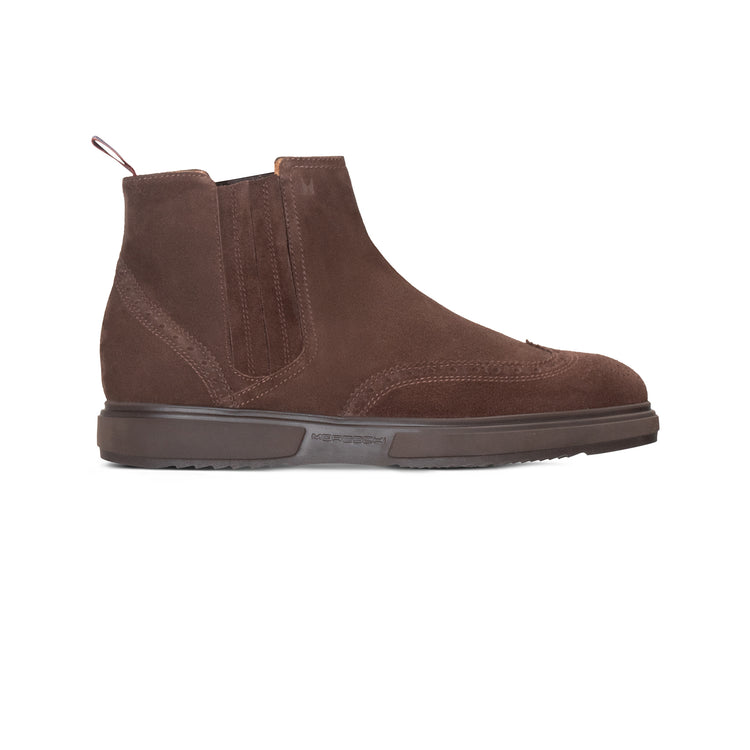 Brown  suede Ankle Boot