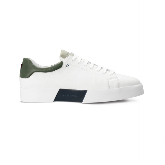 White and Green Sneaker