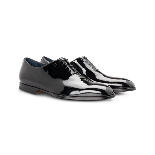 Black patent leather Oxford Moreschi Italian Shoes - Pairs Image