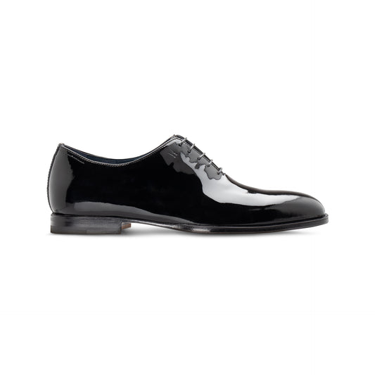 Black patent leather Oxford Moreschi Italian Shoes - Main Image