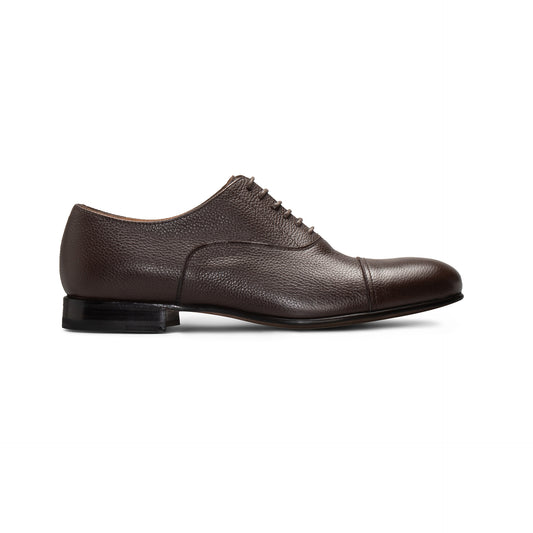 Brown leather Oxford Moreschi Italian Shoes - Main Image