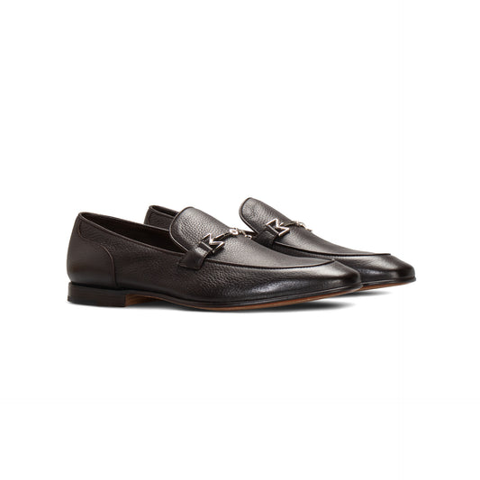 Brown leather Loafer