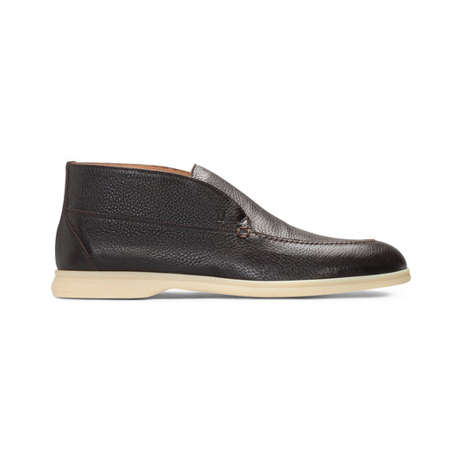 Brown leather Chukka boot Moreschi Italian Shoes - Main Image