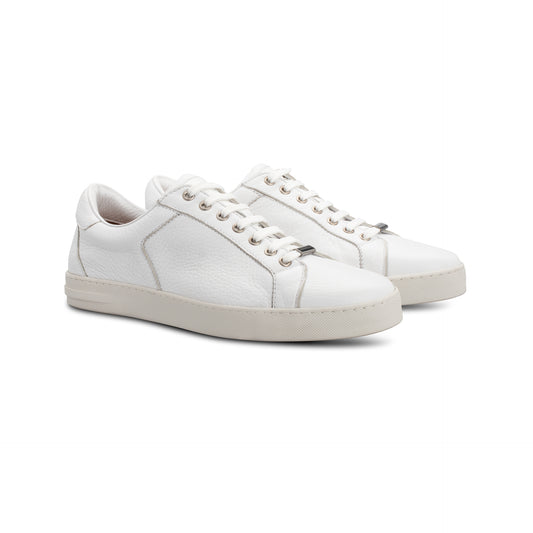 White leather sneaker Moreschi Italian Shoes - Pairs Image