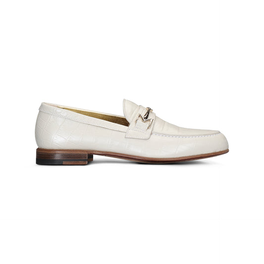 White leather Woman Loafer