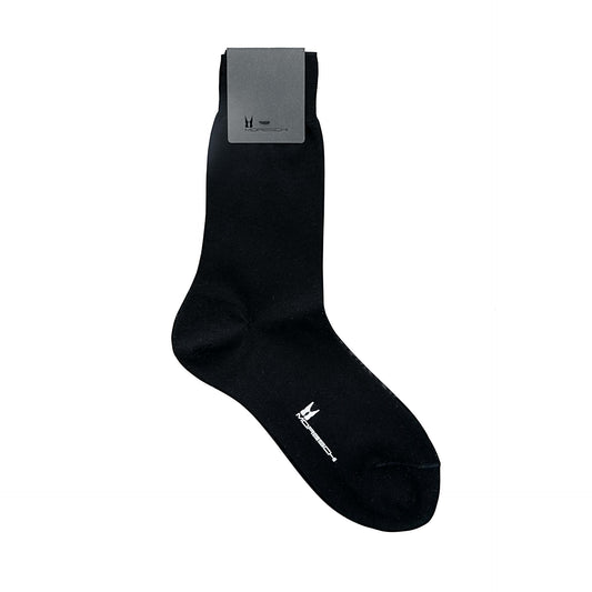 Black cotton socks