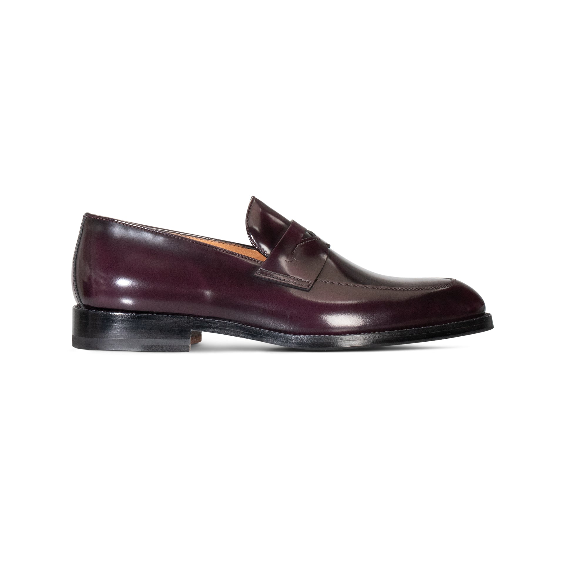 Burgundy leather Loafer – Moreschi