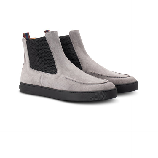 Grey suede Ankle Boot
