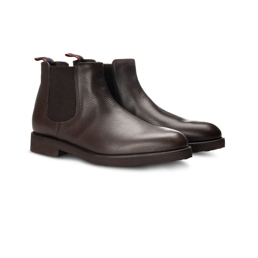 Brown leather Boot Moreschi Italian Shoes - Pairs Image