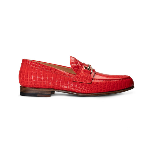 FOR HIM - Red leather Loafer