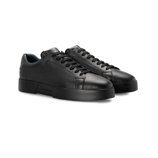 Black leather Sneaker