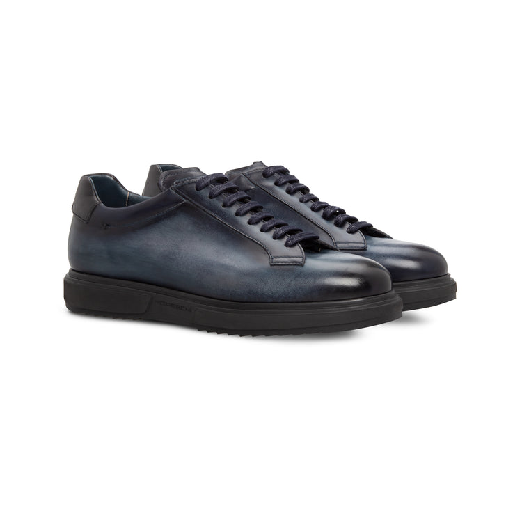 Blue leather Sneaker