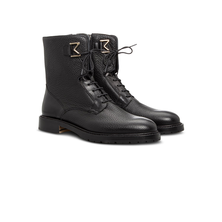 Black leather Boot