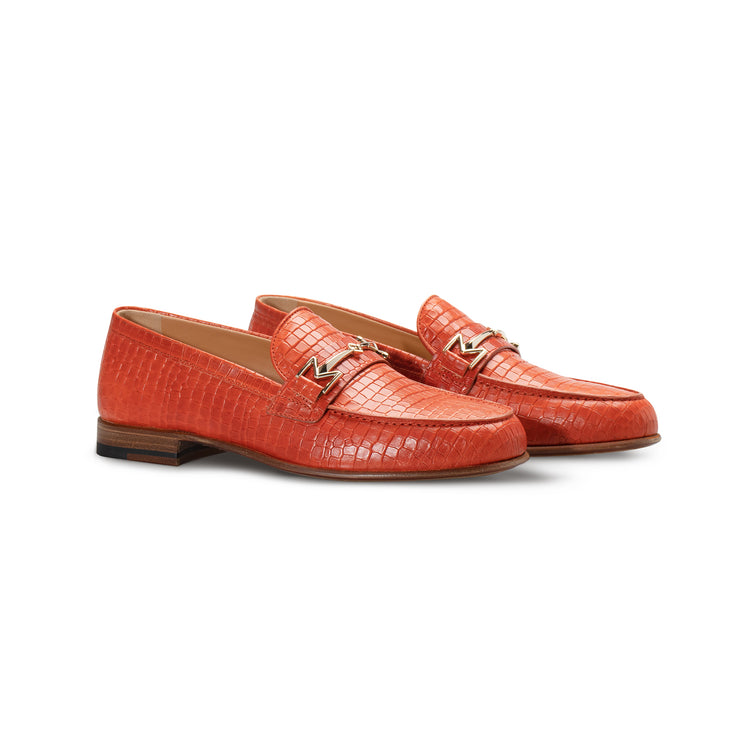FOR HER - Amber leather Loafer