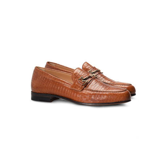 FOR HER - Brown leather Loafer