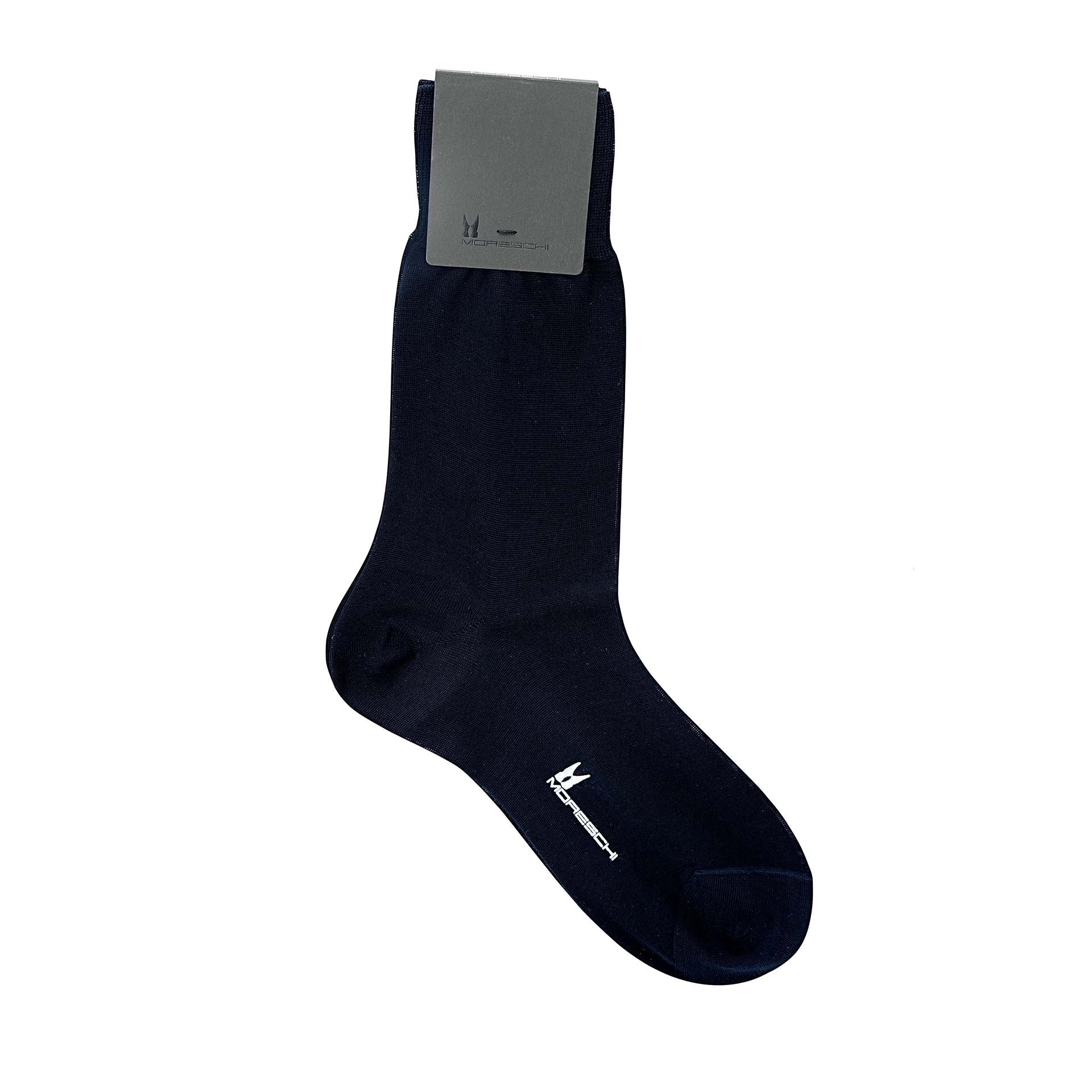 Dark blue cotton socks
