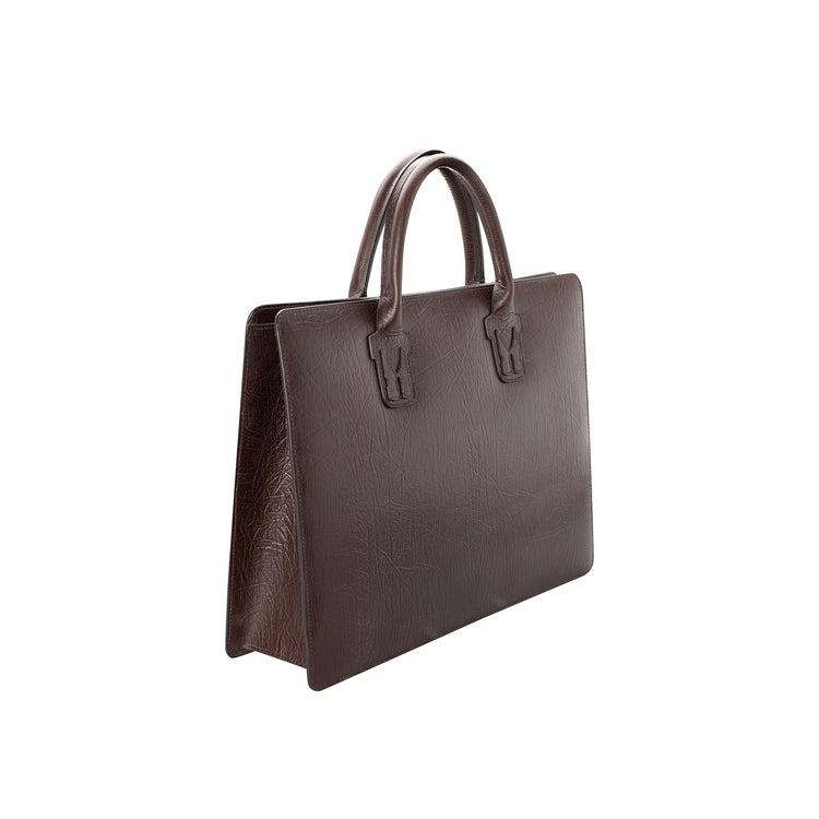 Brown leather Tote Bag