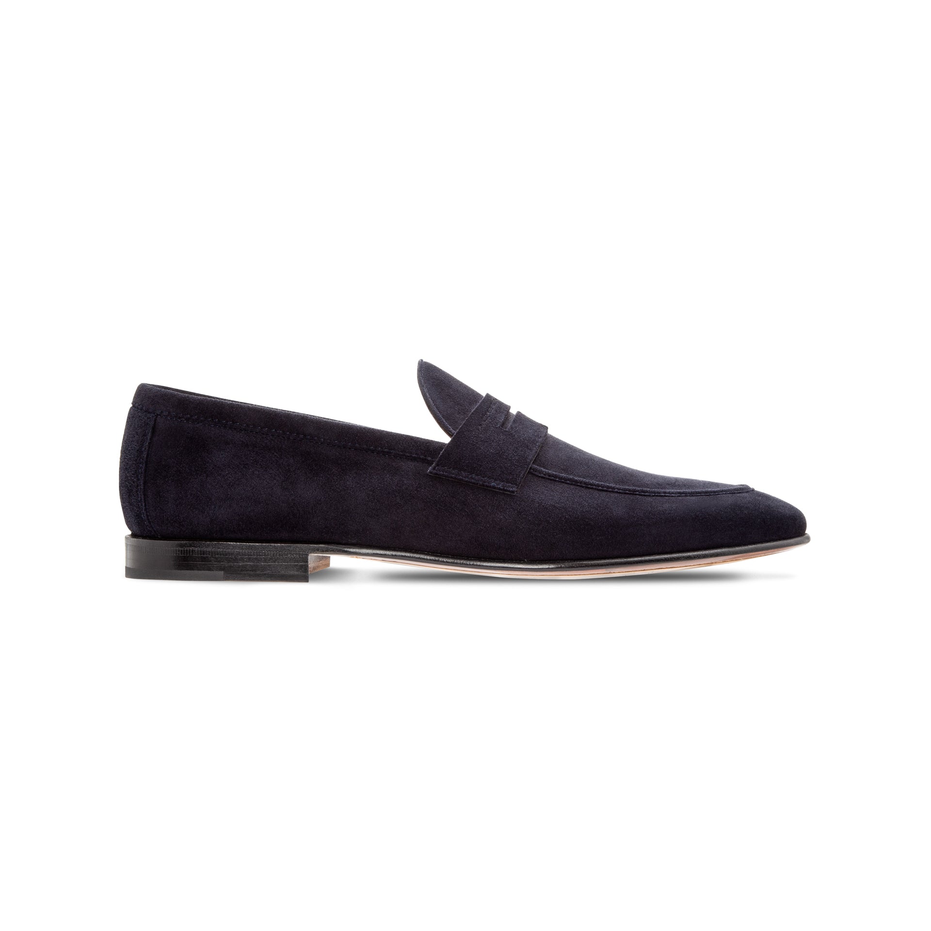 Navy Blue Loafers Shoes VIGO - Moreschi Heritage, made in Italy