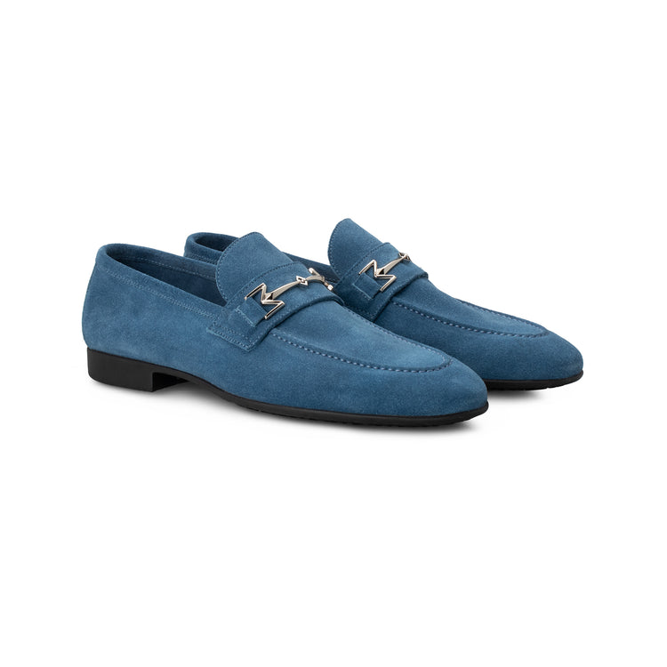 Blue Suede Loafer