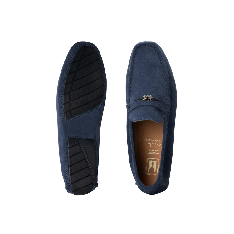 Navy blue suede Driver