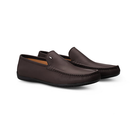 Dark brown leather Loafer Moreschi Italian Shoes - Pairs Image
