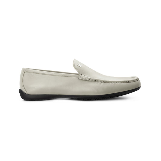 White leather Loafer Moreschi Italian Shoes - Main Image
