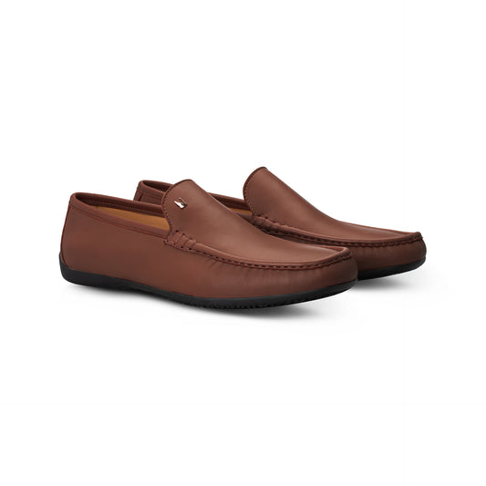 Pecan leather Loafer Moreschi Italian Shoes - Pairs Image