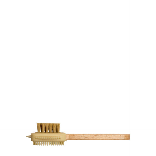 Small wooden shoe cleaning brush for Nubuck and suede leathers